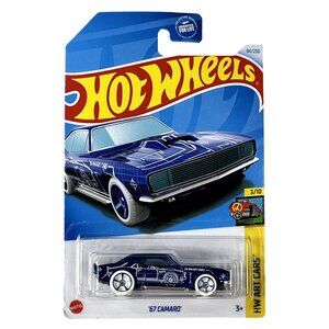 Hot Wheels 67 Camaro Art Cars 3/10 Blue Graffiti 2021 1:64